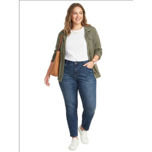 Women's Lincoln Outfitters Blue Ankle Cropped Jeans Plus Size 16